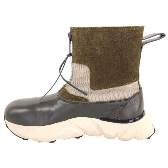 Undercoverism Jun Takahashi Leather Zip Up Boots M IT US 8.5 41.5 Mens Gray New - Picture 7 of 15